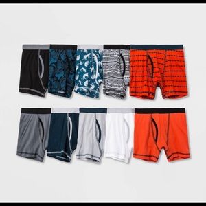 10pk Cat & Jack Boys XS 4/5 Boxer Briefs